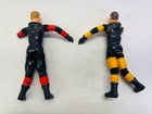 2 Vintage 1966 Mattel Major Matt Mason Man In Space Figures Yellow   Red  parts 