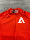 Dna Cycling Jersey Men Size Medium Red Race Fit Full Zip Short Sleeve