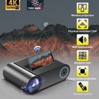 Portable 4k Mini Movie Projector 1000 Lumens 1080p Wifi Enabled For Home Theater