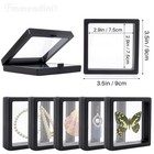 Framendino  20 Pack Black 3d Floating Frame Display 3 5 X X 0 8  