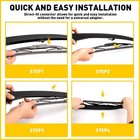 Rear Windshield Wiper Arm   Blade Set 20938319 For 2010-2017 Chevrolet Equinox