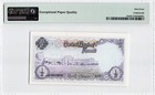 Kuwait  Central Bank  P-7b 1968 1 2 Dinar  Pmg Graded 64 Choice Uncirculated