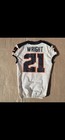 Nashon Wright Oregon State Beavers Game Worn Jersey Cream Ncaa Pac 12 Bears
