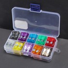 100x Car Automotive Medium Standard Fuses Auto Blade Fuse Assortment Kit Apm