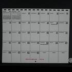1966 Glacier National Park Montana Calendar Page Mt  Clements From Hwy Tunnel