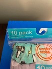 Brand New Toddler Girls Size 4t-5t Wonder Nation 10 Pack Hipster Underwear