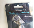 Safesound Personal Emergency Alarm Keychain White 125db Extremely Loud Siren 