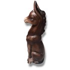 Vintage Retro Ucagco Ceramic Sitting Donkey Figurine 10    Guc Rare Made In Japan