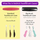 Toothbrush Travel Case For Standard Brush  Bpa-recycled Plastic  Portable For