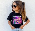 Kpop Demon Hunters Kids Shirt  Huntrix Girl T-shirt Kpop Idol Group Demon Hunter