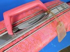 2 Vtg 60s Samsonite Silhouette Barbie Pink Marbled Cosmetic Train Cases -read 