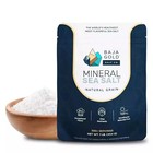 Baja Gold Mineral Sea Salt Natural Grain Crystals 1 Lb  Bag Exp 06-01-2033 New