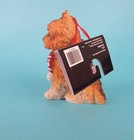 Christmas Shoppe Yorkshire Terrier Puppy Christmas Ornament Dog Ceramic Yorkie