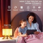  Waterproof Portable Folding Book Lamp Usb Rechargeable Desk Night Light New