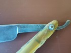 Sheffield Wade   Butcher Antique Razor With Riverboat Etching  Case Included 