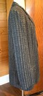 Vtg 1950s Black Grey Tweed Fleck Blazer Sport Coat Jacket Rockabilly Atomic C 46
