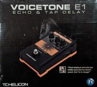 Tc-helicon Voicetone E1 Echo Tap Delay Pedal Voice Vocal Effects Processor