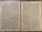 Very Rare Newspaper Of Germany Settlers In Palestine 1886