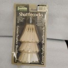 Vintage Franklin Genuine Goose Feather Shuttle Cocks Badminton Nos New Old Stock