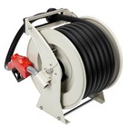 300 Psi Diesel Fuel Hose Reel Retractable 1  X 50  Spring Driven Auto Swivel