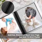 8x10 Photo Album Holds 72 Photos  Leather Cover Photo Album 8x10