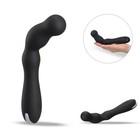 Silicone Vibrating G-spot P-spot Anal Probe Vibrator Prostate Massager Plug