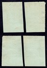 Yugoslavia 1918 51-54 Used On Piece Flawless Set  m3992