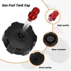 Gas Fuel Tank Cap 125cc 110cc Atv Quad 4 Wheeler 90cc 70cc 50cc Black Gas Cap