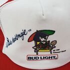 Spuds Mackenzie Hat Vintage 80 s Bud Light Party Animal Snapback Trucker Red Usa