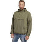 Brandit Individual Wear Men s Fleece-lined 1 4 Zip Olive Windbreaker Pullover