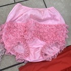 Vtg Square Dance Bloomers Lot Lace Ruffles Nylon Petti Pants Size Medium Small
