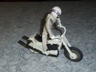 Vintage Evel Knievel Stunt Motorcycle W   Bendie Figure   Helmet