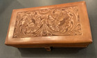 Scarce Vintage H  H  Heiser Leather Aztec Handibox  9 Circa 1920   s 1930   s