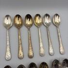 Vintage Wm Rogers Son 1847 Silver Plate Teaspoons Set Of 12 Small Spoons