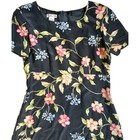 Vintage Talbots Women s Sz 6  Maxi Dress Multicolor Floral 100  Silk