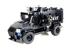 Swat Truck Police Armored Vehicle Made W  Real Lego   Bricks And Minifigs