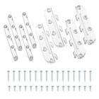 Powertec 4 Sets Surface Mounted Bed Rail Brackets W mounting Hardware  71425 