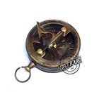 Christmas Small Pocket Working Sundial Brass Compass Gift decor New Gift Item