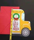Unused Christmas Greeting Card   Envelope   For A Great Bus Driver Hallmark