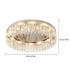 40w Led Ceiling Light Pendant Lamp Fixture Modern Flush Mount Crystal Chandelier