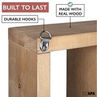 Rustic Wood Knick Knack Floating Shelf Barnwood Wall Mounted Decor Display Case