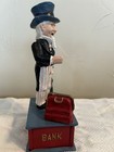 Uncle Sam Vintage Cast Iron Mechanical Bank - Works