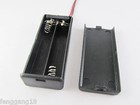 10pcs 2x Aaa 3a 3v Cell Battery Holder Box Case With Switch 6   Lead Wire Black