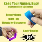 Fidget Bracelet For Kids Women 12pcs Sensory Bracelet texture Sensory    