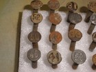 40 Railroad Date Nails 30 s - 50 s Not All Dates Included  1