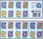 Mountain Flora  booklets Of 20   wood Lily  Alpine Buttercup  Woods Rose  Pasque