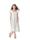 Soierose Two-tone 100  Cotton White Victorian Nightgown - Sr-1038