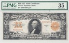 1922  20 Gold Certificate Fr 1187 Pmg 35