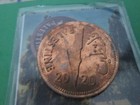 Rare 2020 Palestine Coin   One Pound  Copper   Issue Date 2 2 2020   750 Coins