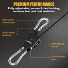 Adjustable Rope Hanger Grow Light Hanger  1 8 Heavy Duty Plant Pulley Rope Tight